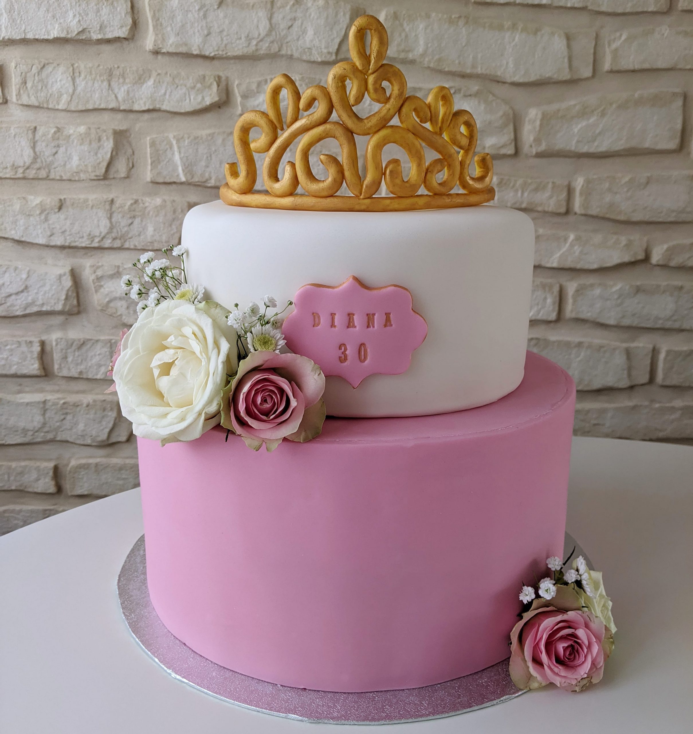 Wedding cake- Pâte à sucre – Citron Pressé